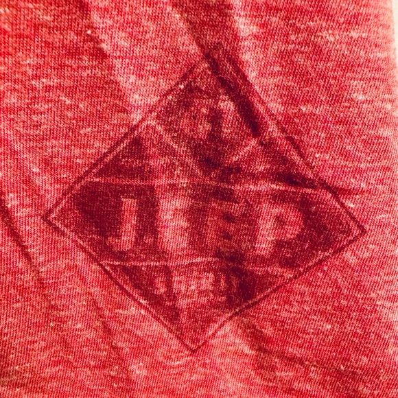 Lucky Brand Jeep Spirit 1941 Cotton/Poly Blend Graphic Heather T-Shirt- Red, XL - Picture 4 of 6